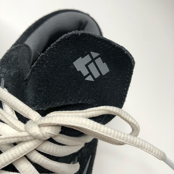 NIKE KD Kevin Durant Vulc GS Black Silver White Lace-up Basketball Sneakers Shoe - Picture 6 of 15